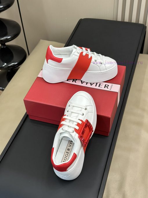 roger vivier ss24 new arrival-～The latest Viv's Skate diamond buckle thick soled casual shoeh9rrj2kn - Image 6