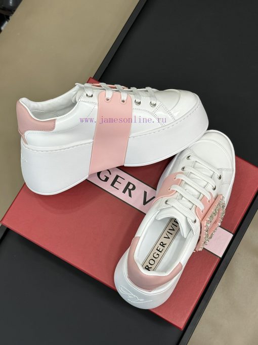 roger vivier ss24 new arrival-～The latest Viv's Skate diamond buckle thick soled casual shoecf7yv5pl - Image 4