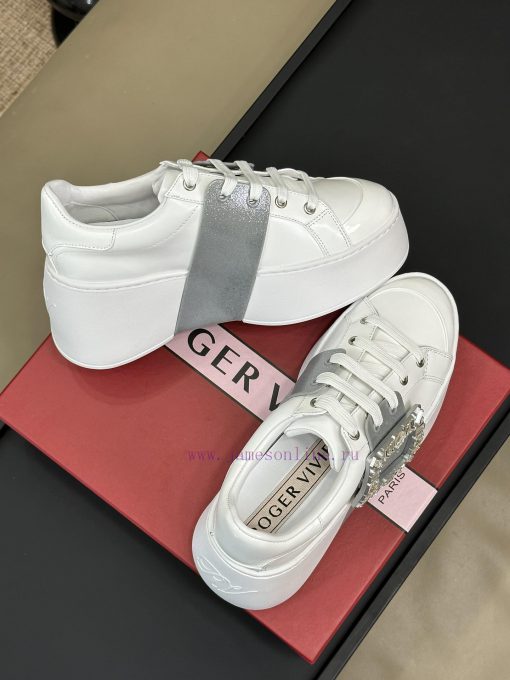 roger vivier ss24 new arrival-～The latest Viv's Skate diamond buckle thick soled casual shoeimcarl5t - Image 4