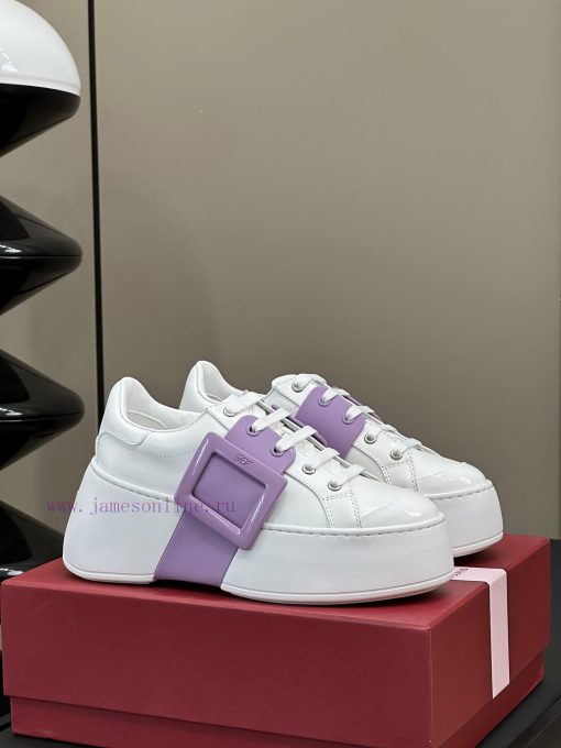 roger vivier ss24 new arrival-～The latest Viv's Skate diamond buckle thick soled casual shoezqy4ktfu - Image 2