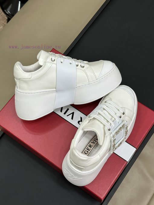 roger vivier ss24 new arrival-～The latest Viv's Skate diamond buckle thick soled casual shoe1uyre0k9 - Image 4