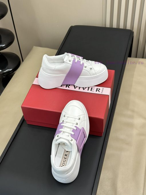 roger vivier ss24 new arrival-～The latest Viv's Skate diamond buckle thick soled casual shoezqy4ktfu - Image 6