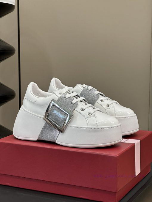 roger vivier ss24 new arrival-～The latest Viv's Skate diamond buckle thick soled casual shoekxqw3xn7 - Image 2