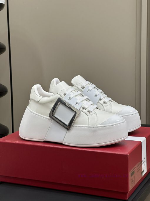 roger vivier ss24 new arrival-～The latest Viv's Skate diamond buckle thick soled casual shoehkje3r12 - Image 2