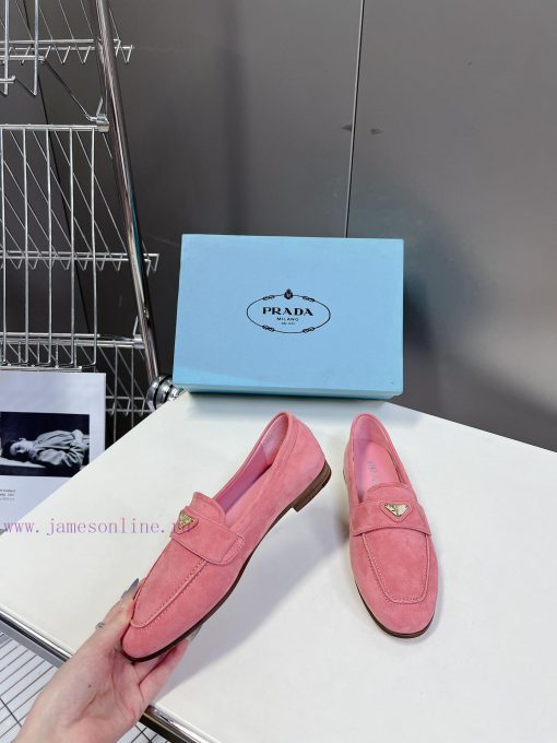 PRADA's new triangle logo fashion loafers - top-notch quality, super accurate style, retro fxayjfqgy - Image 5