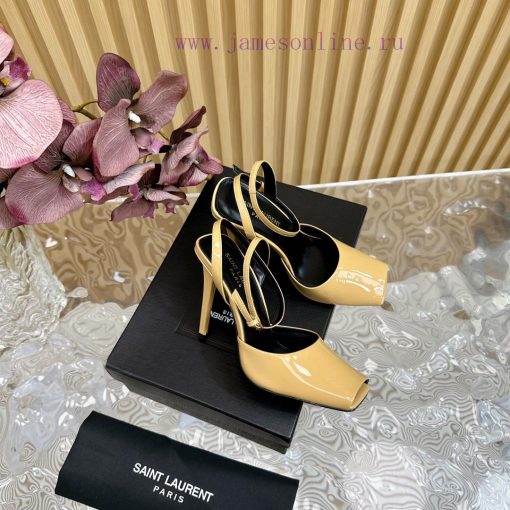 New YSL Saint Laurent - SS2024 Summer Fish Mouth High Heels New Fashion High Heels Sandals——mmhd1pv9