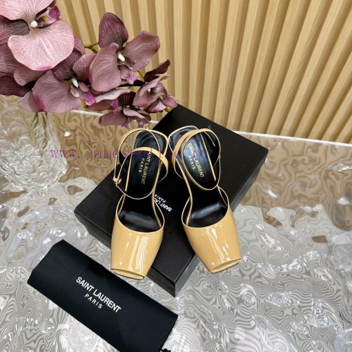 New YSL Saint Laurent - SS2024 Summer Fish Mouth High Heels New Fashion High Heels Sandals——mmhd1pv9 - Image 3