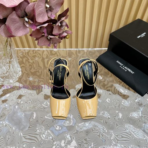 New YSL Saint Laurent - SS2024 Summer Fish Mouth High Heels New Fashion High Heels Sandals——mmhd1pv9 - Image 5