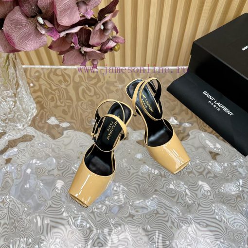 New YSL Saint Laurent - SS2024 Summer Fish Mouth High Heels New Fashion High Heels Sandals——mmhd1pv9 - Image 6