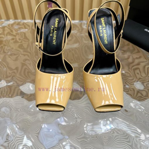 New YSL Saint Laurent - SS2024 Summer Fish Mouth High Heels New Fashion High Heels Sandals——mmhd1pv9 - Image 7