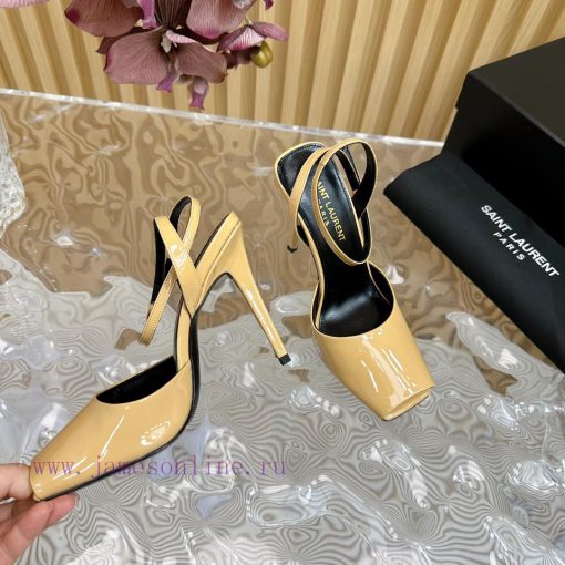 New YSL Saint Laurent - SS2024 Summer Fish Mouth High Heels New Fashion High Heels Sandals——mmhd1pv9 - Image 9