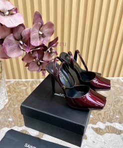 New YSL Saint Laurent - SS2024 Summer Fish Mouth High Heels New Fashion High Heels Sandals——g2k37quh