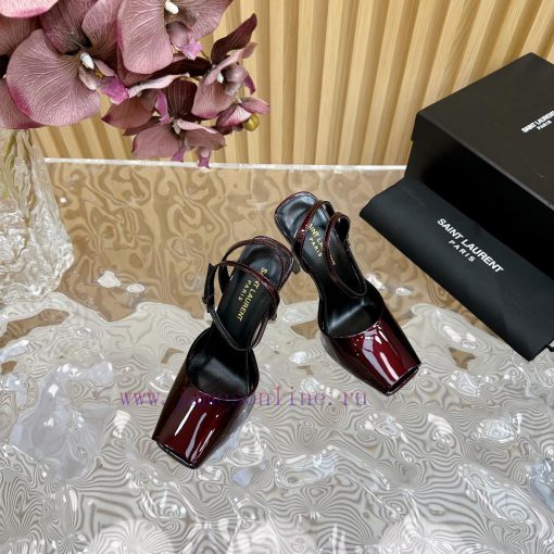 New YSL Saint Laurent - SS2024 Summer Fish Mouth High Heels New Fashion High Heels Sandals——g2k37quh - Image 9