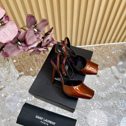 New YSL Saint Laurent - SS2024 Summer Fish Mouth High Heels New Fashion High Heels Sandals——0ilcojif - Image 2