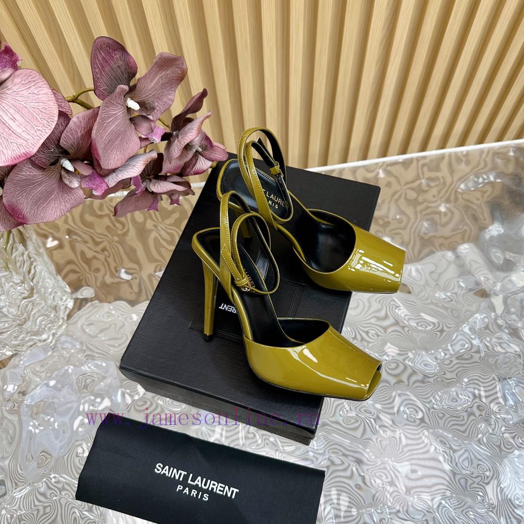 New YSL Saint Laurent - SS2024 Summer Fish Mouth High Heels New Fashion High Heels Sandals——vx296863 - Image 2