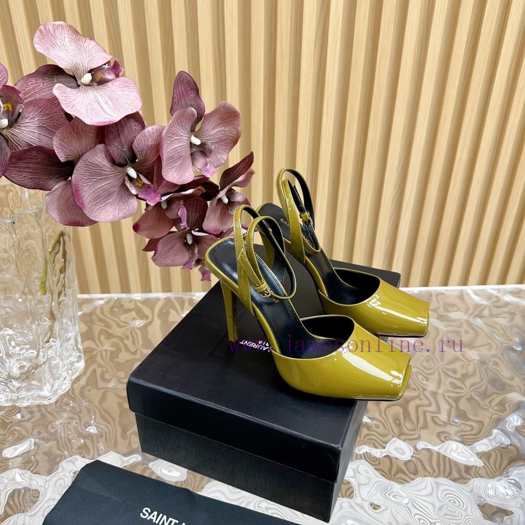 New YSL Saint Laurent - SS2024 Summer Fish Mouth High Heels New Fashion High Heels Sandals——vx296863 - Image 3