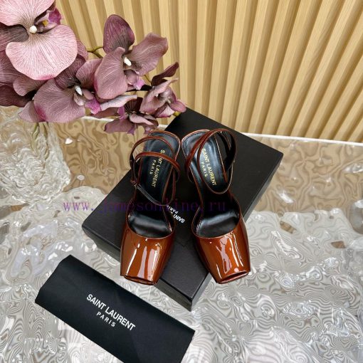 New YSL Saint Laurent - SS2024 Summer Fish Mouth High Heels New Fashion High Heels Sandals——0ilcojif - Image 4