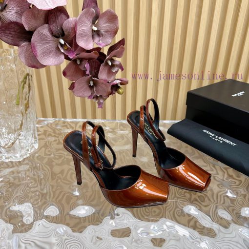 New YSL Saint Laurent - SS2024 Summer Fish Mouth High Heels New Fashion High Heels Sandals——0ilcojif - Image 8