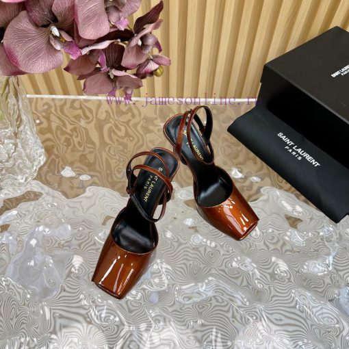 New YSL Saint Laurent - SS2024 Summer Fish Mouth High Heels New Fashion High Heels Sandals——0ilcojif - Image 9