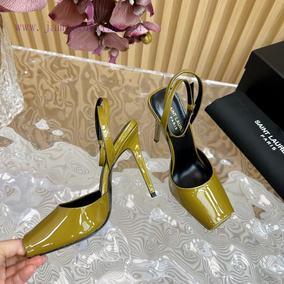 New YSL Saint Laurent - SS2024 Summer Fish Mouth High Heels New Fashion High Heels Sandals——vx296863 - Image 9