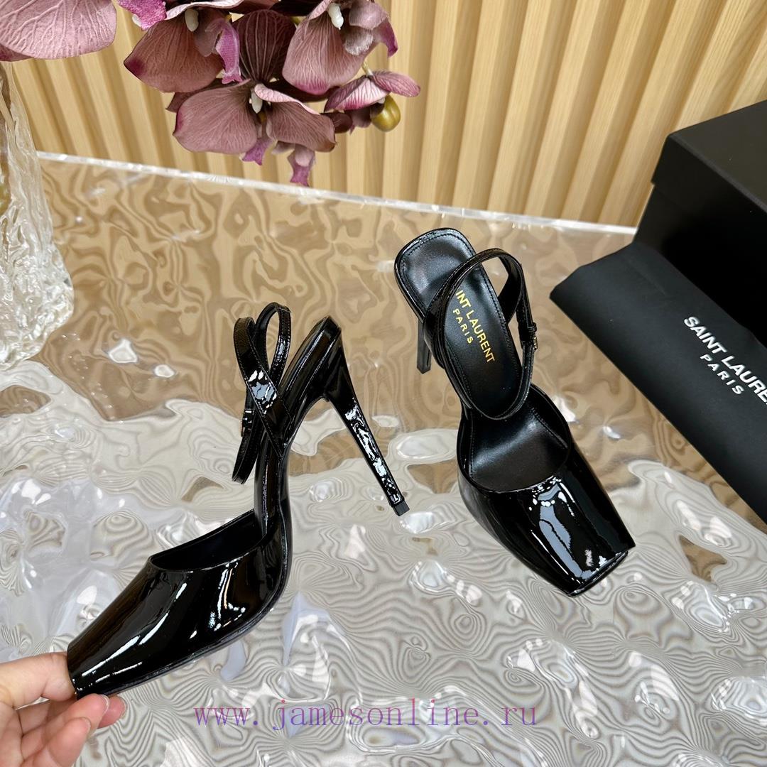 New YSL Saint Laurent - SS2024 Summer Fish Mouth High Heels New Fashion High Heels Sandals——z036lvct - Image 7