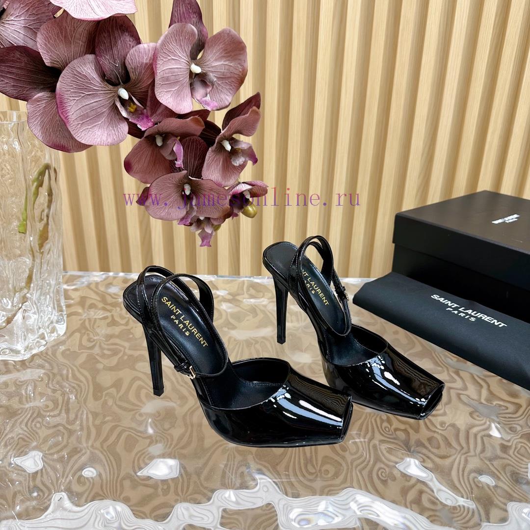 New YSL Saint Laurent - SS2024 Summer Fish Mouth High Heels New Fashion High Heels Sandals——z036lvct - Image 10