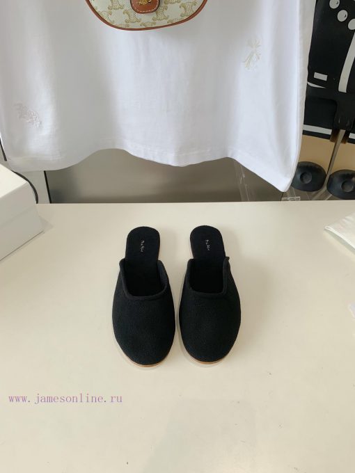 The Row Super Soft Sheepskin Half Slippers with 10000 RecommendationsThe texture that can bepy4iot1p
