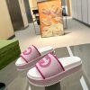 Full year shipment, Gucci's latest limited edition thick soled slippers of top quality are a328jduo8