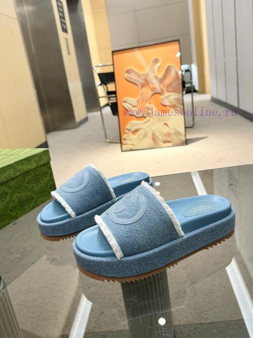 Full year shipment, Gucci's latest limited edition thick soled slippers of top quality are akt3mqrh0