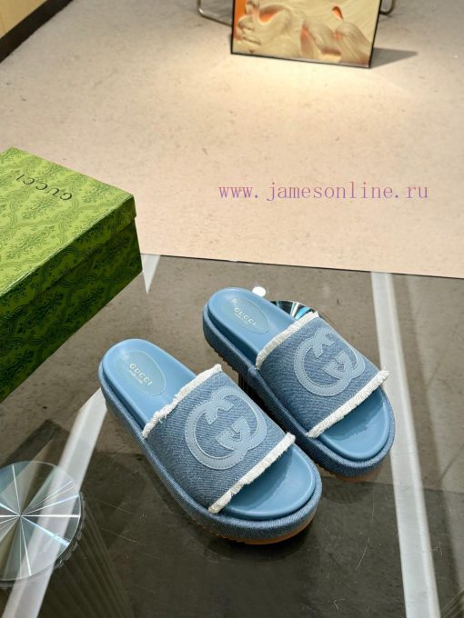 Full year shipment, Gucci's latest limited edition thick soled slippers of top quality are akt3mqrh0 - Image 7