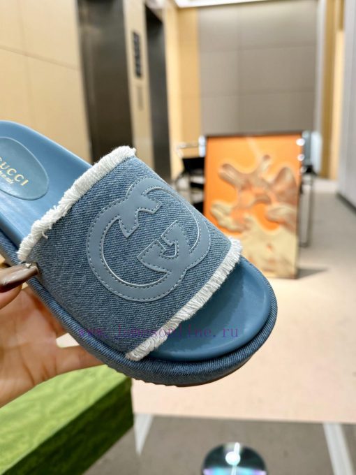 Full year shipment, Gucci's latest limited edition thick soled slippers of top quality are akt3mqrh0 - Image 8