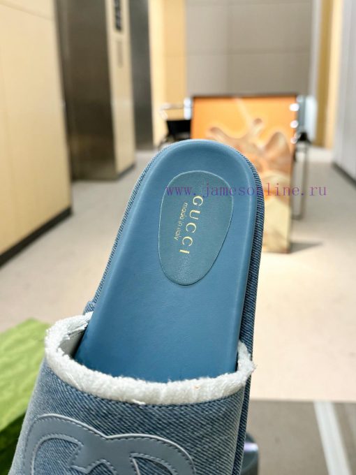 Full year shipment, Gucci's latest limited edition thick soled slippers of top quality are akt3mqrh0 - Image 9