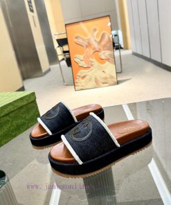 Full year shipment, Gucci's latest limited edition thick soled slippers of top quality are a8j1br6az