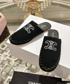 CELINE 2024 new Arc de Triomphe slippersMinimally designed with slim legs, whether worn alonv4r5cx56