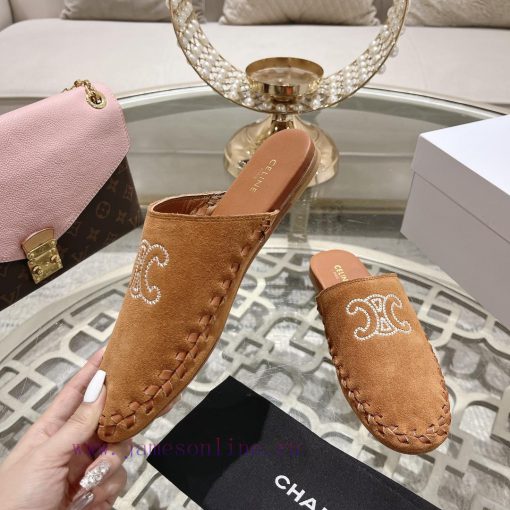 CELINE 2024 new Arc de Triomphe slippersMinimally designed with slim legs, whether worn alonvjt4weu5 - Image 5