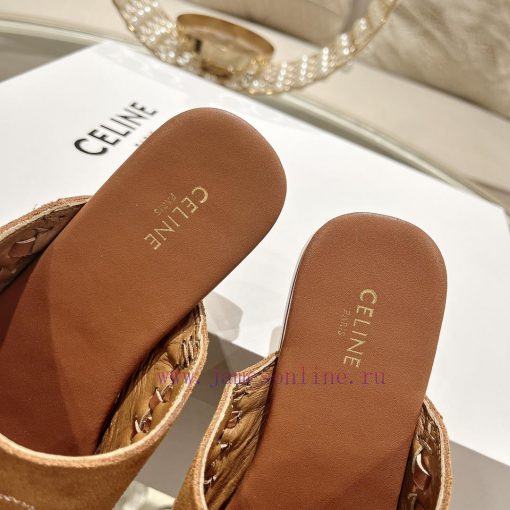 CELINE 2024 new Arc de Triomphe slippersMinimally designed with slim legs, whether worn alonvjt4weu5 - Image 9