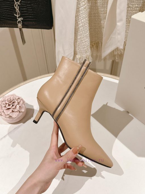 . The classic inspiration of the highest quality Brunello Cucinelli short boots in the markebvb65gcy - Image 7