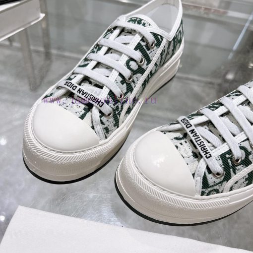 DIOR New Edition - Embroidered Canvas Flat Casual ShoesFull cotton double-sided 3D 5D embroiw98u7rwq - Image 9