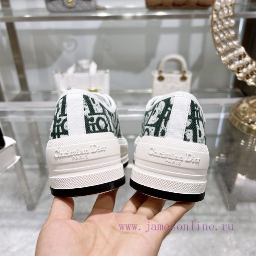 DIOR New Edition - Embroidered Canvas Flat Casual ShoesFull cotton double-sided 3D 5D embroiw98u7rwq - Image 10