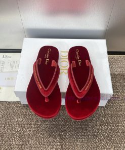 Dior DIOR 2024 Spring/Summer Fashion Show New High End Sea Series Women's Shoes CD Letter Lo6l26oq97