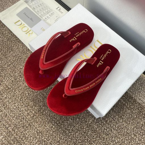 Dior DIOR 2024 Spring/Summer Fashion Show New High End Sea Series Women's Shoes CD Letter Lo6l26oq97 - Image 3