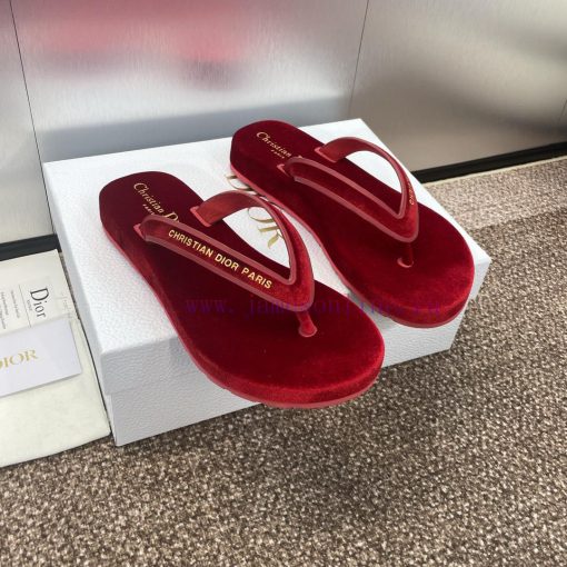 Dior DIOR 2024 Spring/Summer Fashion Show New High End Sea Series Women's Shoes CD Letter Lo6l26oq97 - Image 4
