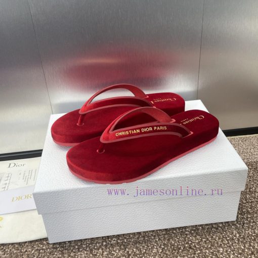 Dior DIOR 2024 Spring/Summer Fashion Show New High End Sea Series Women's Shoes CD Letter Lo6l26oq97 - Image 6