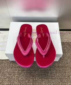 Dior DIOR 2024 Spring/Summer Fashion Show New High End Sea Series Women's Shoes CD Letter Loj23jmaaa