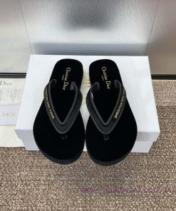 Dior DIOR 2024 Spring/Summer Fashion Show New High End Sea Series Women's Shoes CD Letter Loyzi8orgo