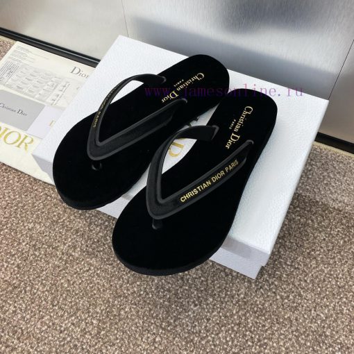 Dior DIOR 2024 Spring/Summer Fashion Show New High End Sea Series Women's Shoes CD Letter Loyzi8orgo - Image 3