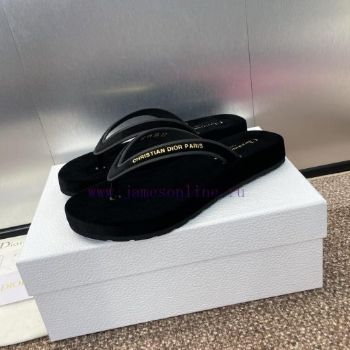 Dior DIOR 2024 Spring/Summer Fashion Show New High End Sea Series Women's Shoes CD Letter Loyzi8orgo - Image 5