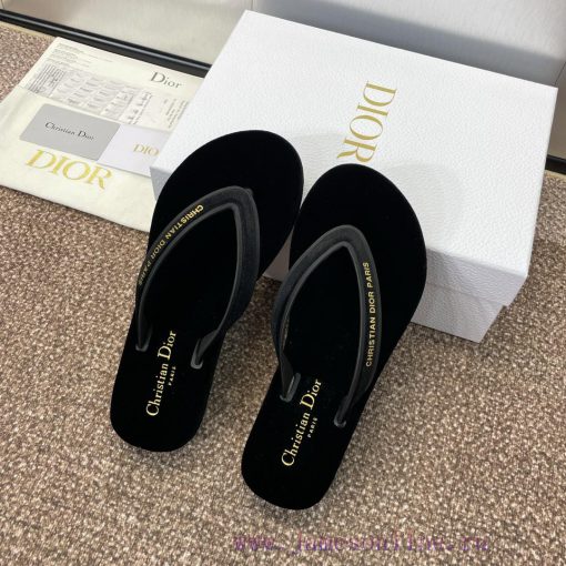 Dior DIOR 2024 Spring/Summer Fashion Show New High End Sea Series Women's Shoes CD Letter Loyzi8orgo - Image 7