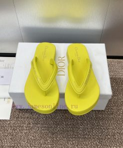 Dior DIOR 2024 Spring/Summer Fashion Show New High End iviera Sea Collection Women's Shoes Cla3f2qs7