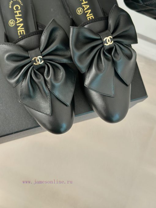 Chanel | Chanel 24P New ProductBig Bow Double C Half Drag SeriesSuper immortal big bow slippjpbneqed - Image 8